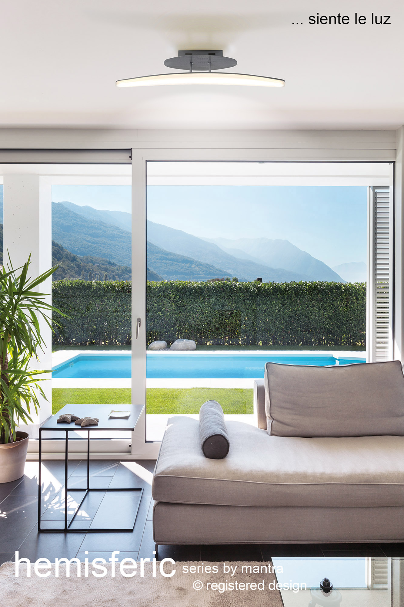 Hemisferic Ceiling Lights Mantra Semi Flush Fittings